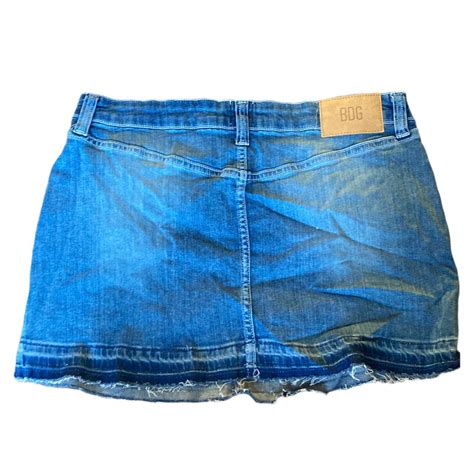 Bdg Mini Skirt Denim Size M Brand New Without Tags Depop