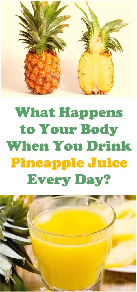 What Happens To Your Body When You Drink Pineapple Juice Every Day Eat Well For All