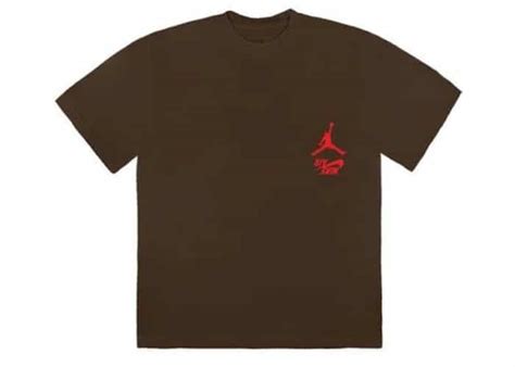 Buy Travis Scott Jordan Cactus Jack Highest T Shirt Brown Online In