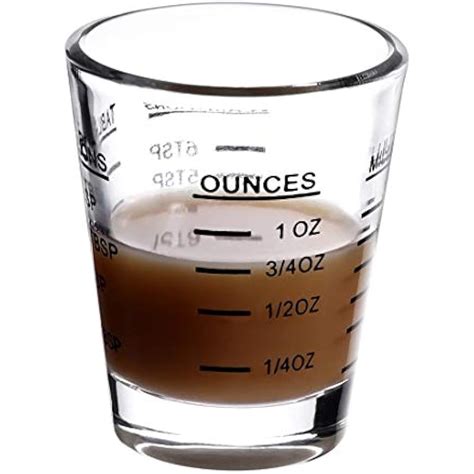 Shot Glasses Measuring Cup Liquid Heavy Wine Espresso 26 Incremental Measurement Ebay