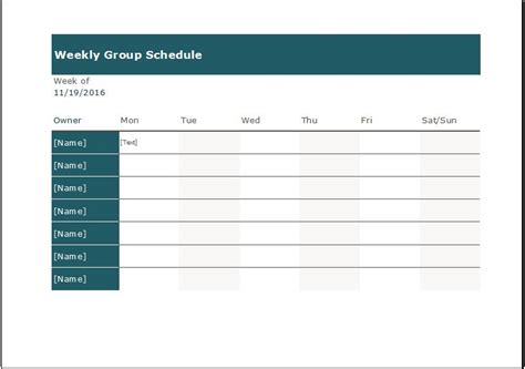 Work Schedule Templates for Employees | Word & Excel Templates