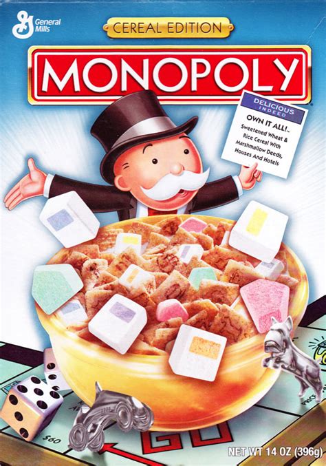 Saturday Mornings Forever Monopoly Cereal Edition