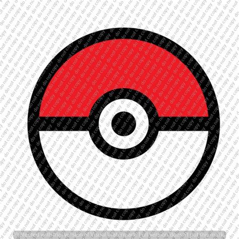 Pokeball Svg Cut File Instant Download Cricut Silhouette Etsy