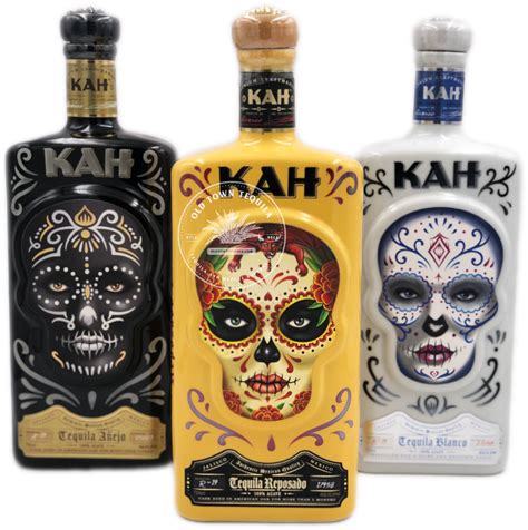 Kah Tequila Anejo 750ml New Bottle Old Town Tequila