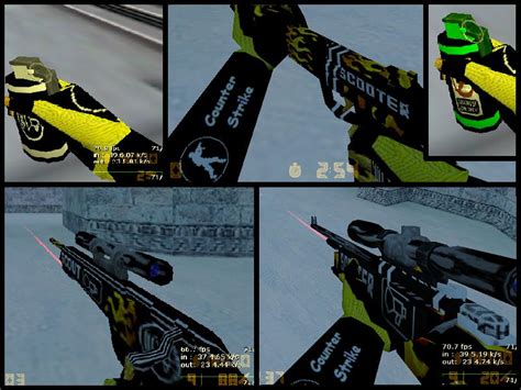 Como remover texturas no free fire freefire oturan. CS 1.6 Fire models Weapon Pack ~ Shark Pro