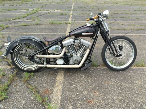 Harley Davidson Springer Evo Hardtail Bobber Custom Amf Bobber Bikes