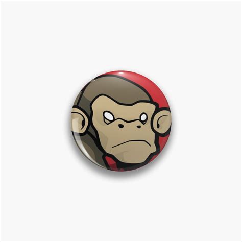 Monkey Gamerpic Pin For Sale By Bleasheevor Redbubble