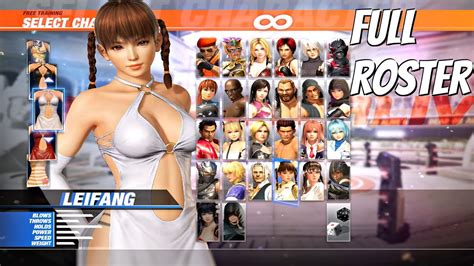 Dead Or Alive 6 All 24 Characters Full Roster Doa6 2019 Ps4 Pro Youtube