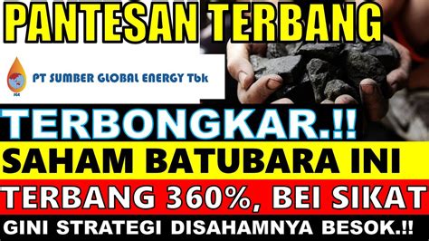 Terbongkar Saham Batubara Ini Terbang Dalam Sekejap Gini