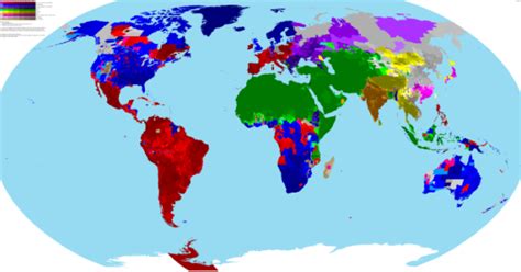 Incredibly Detailed Map Of The Worlds Religions Brilliant Maps