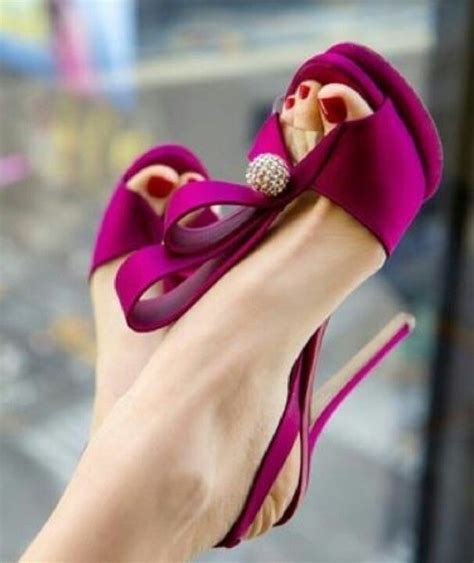 Fuschia Ball Pink Wedding Shoes Heels Fashion Shoes