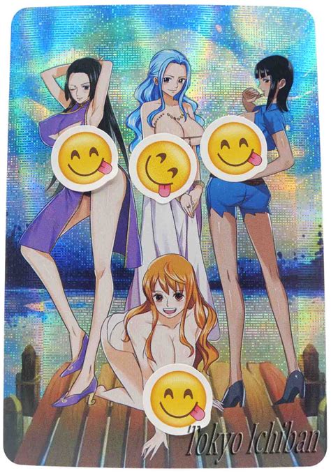 One Piece Sexy Card Vivi Nefertari And Nami And Nico Robin And Boa Hancock Tokyo Ichiban