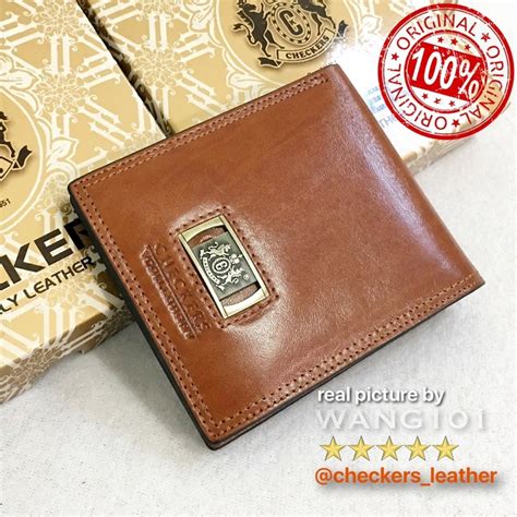 Jual Wang101 Dompet Kulit Checkers 61n Original Import Premium