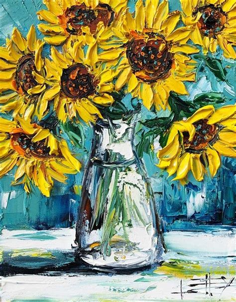 A Textured Deep Impasto Palette Knife Painting In Oil By An Award