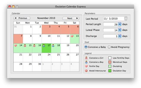 Fertility Calendar New Calendar Template Site
