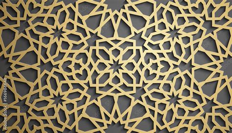 Islamic Ornament Vector Persian Motiff 3d Ramadan Islamic Round