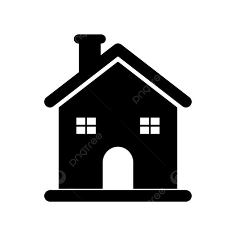 Black Houses Silhouette Png Free Black House Vector Icon House Icon