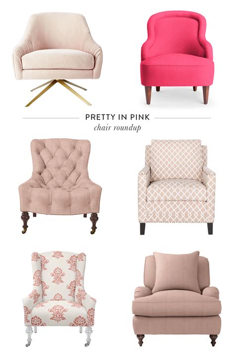 12 Pink Chairs That Steal The Show Pink Chair Living Room Sofa