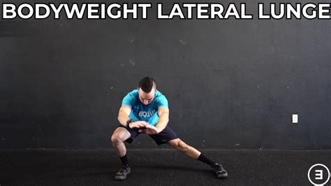 Bodyweight Lateral Lunge Youtube
