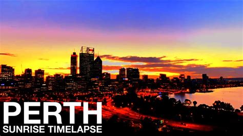 Perth Sunrise Timelapse Youtube