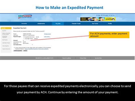 How To Make An Expedited Payment In Online Bill Pay On Vimeo