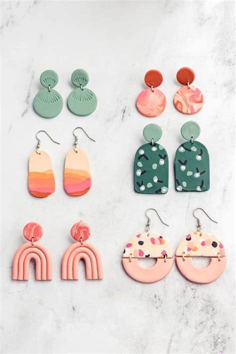How To Make Polymer Clay Earrings Sarah Maker
