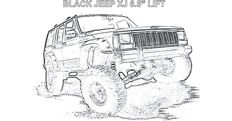 The simpsons coloring sheet will allow your child to experiment with various colors. Coloring Pages- Car Coloring Jeep Xj 6.5 " Lift | Coloring ...