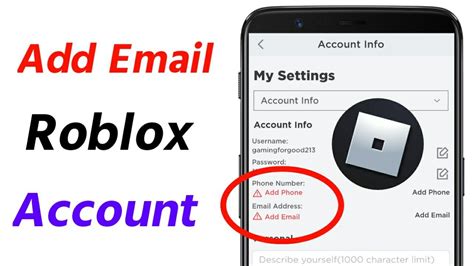 How To Add Email To Roblox Account Add And Verify Email On Roblox