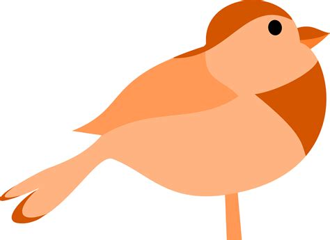 Drawing Of A Brown Bird Free Image Download