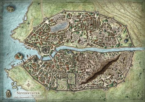 Mike Schley City Maps Neverwinter Digital