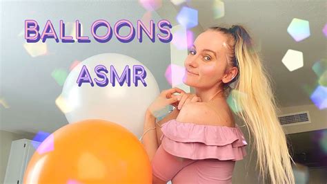 ASMR BALLOONS Blowing Up And Popping Balloons No Talking YouTube