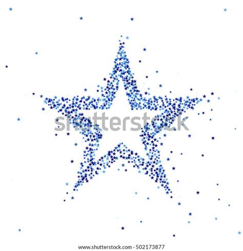 Vector Illustration Blue Star Stock Vector Royalty Free 502173877