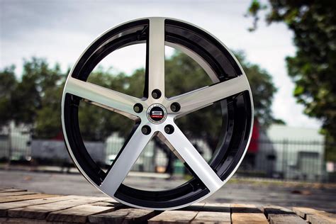 Spec 1® Sp 10 Wheels Gloss Black With Machined Face Rims