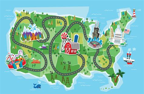 Vbs Route 254 Clipart Road Map Illustrated Map Map Usa Road