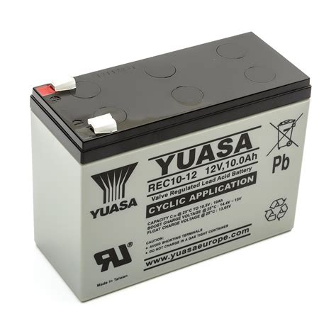 Yuasa REC10-12 Sealed Lead Acid Battery 12 Volt 12v 10ah Fishermans Bait Boat | eBay