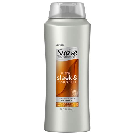 Suave Professionals Frizz Control Shine Enhancing Sleek Daily Shampoo