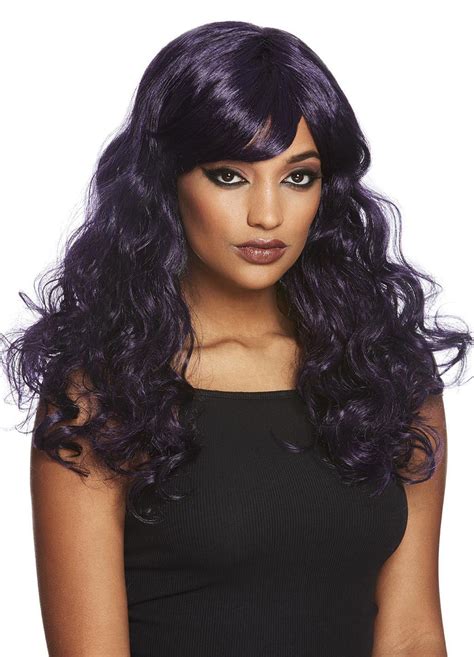 Purple Gothic Seductress Wig — Party Britain