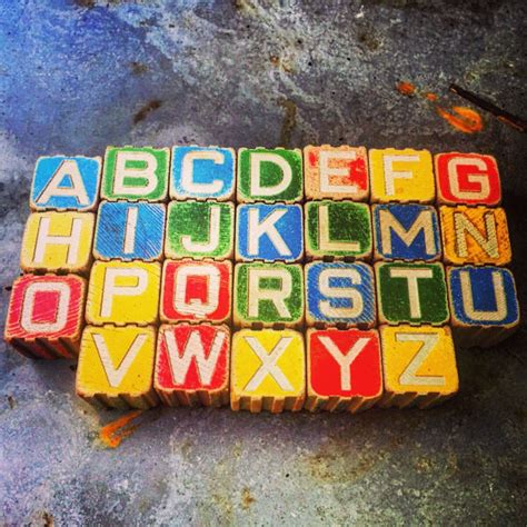 Alphabet Blocks / Toy Blocks / Wooden Blocks / Instant ...