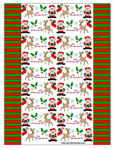 You're out of wrapping paper and the stores need just a little more wrapping paper to finish a gift. Free Printable Christmas Candy Wrappers