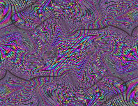 Royalty Free Image Trippy Psychedelic Rainbow Background Glitch Lsd Colorful Wallpaper 60s