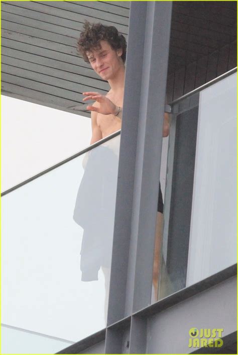 Shawn Mendes Went On His Hotel Balcony In Just His Underwear To Wave To