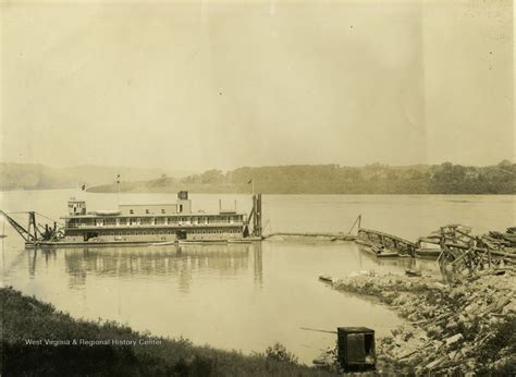 Pipe Line Dredge Cb Harris At Work West Virginia History Onview