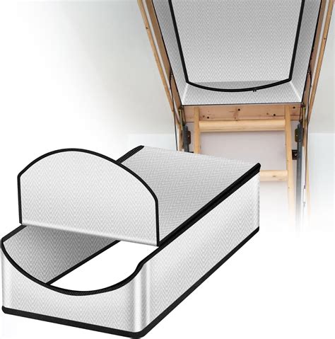 Attic Door Insulation Cover 25 X54 X11 Attic Stairs Insulation Cover With Zipper Energy Saving