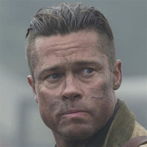 Brad pitt's hairstyle in fury (2014) is awesome! Brad Pitt Haircut In Fury | What Is It? How To Get The ...