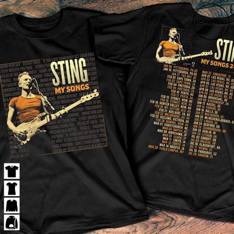 Sting My Songs 2023 World Tour Sting Tour 2023 Sting Concert Tour 2023