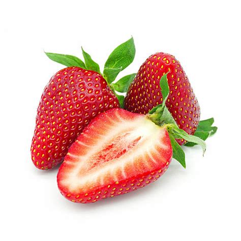 320 Strawberry Cut In Half Stock Photos Pictures And Royalty Free