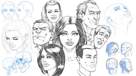 How To Draw Comic Style Heads By Robertmarzullo On Deviantart