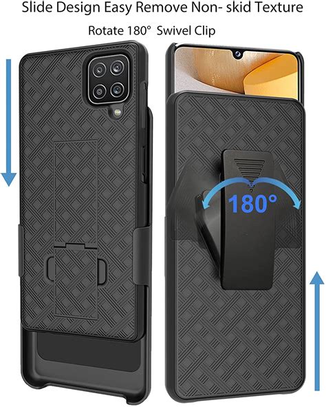 Slim Fitted Shell Galaxy A42 5g Case With Rugged Belt Clip Holster