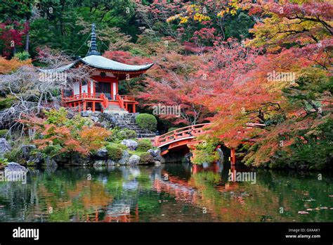 Japan Honshu Island Kansai Kyoto At Daigo Ji Temple Stock Photo Alamy