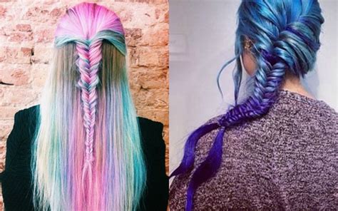 Pastels Plaits And Rainbows 6 Ways To Wear Rainbow Hair